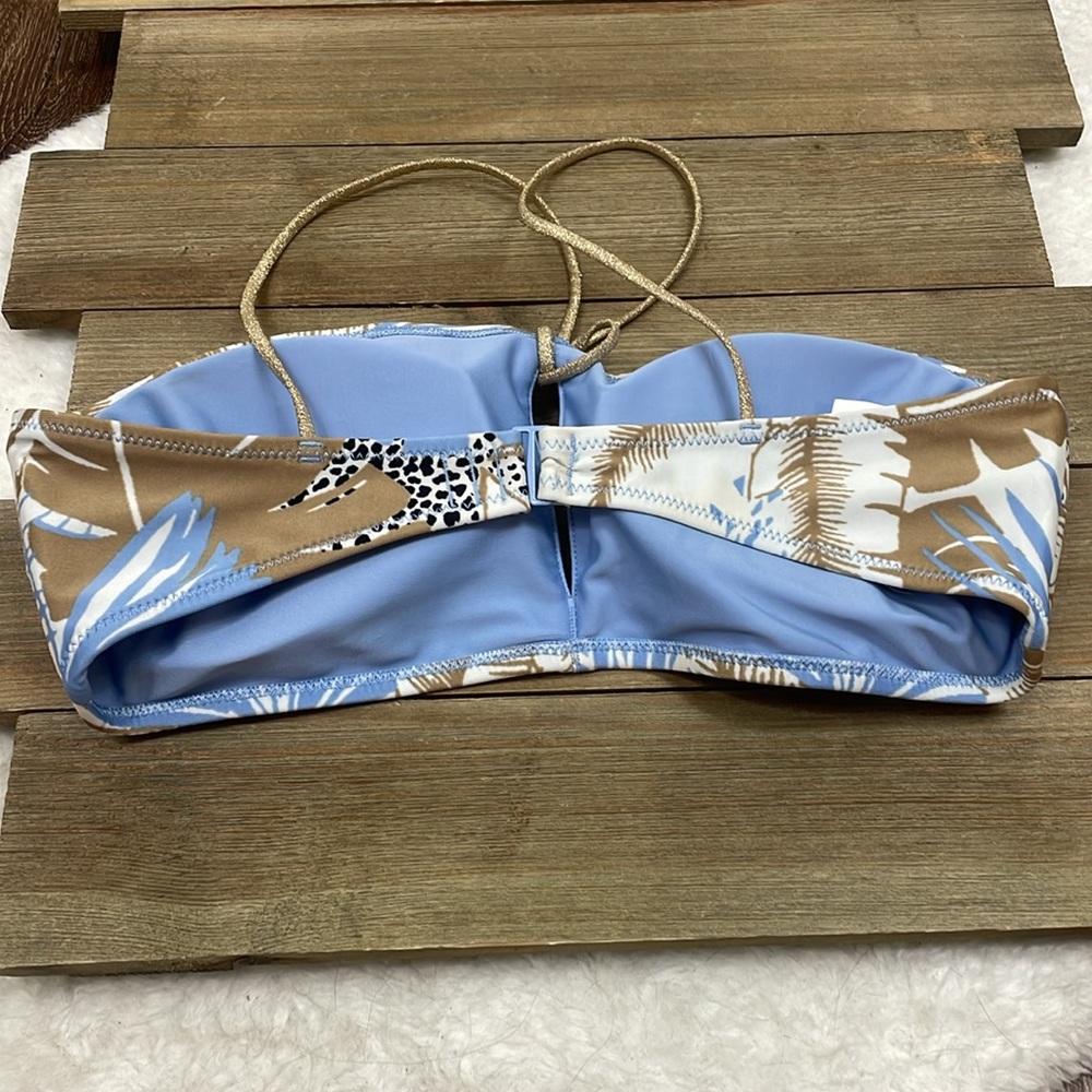 Aerie NWT Tropical Print Bandeau - Picture 7 of 7